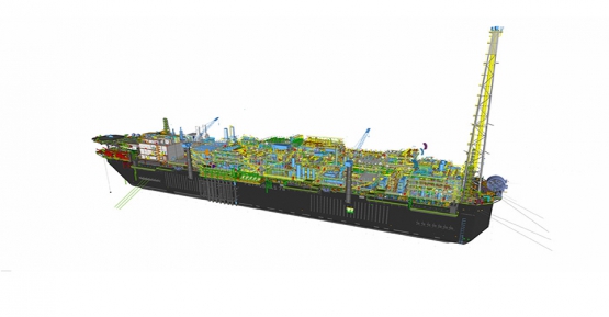 巴西國(guó)油P78 FPSO 船體及生活區(qū)
